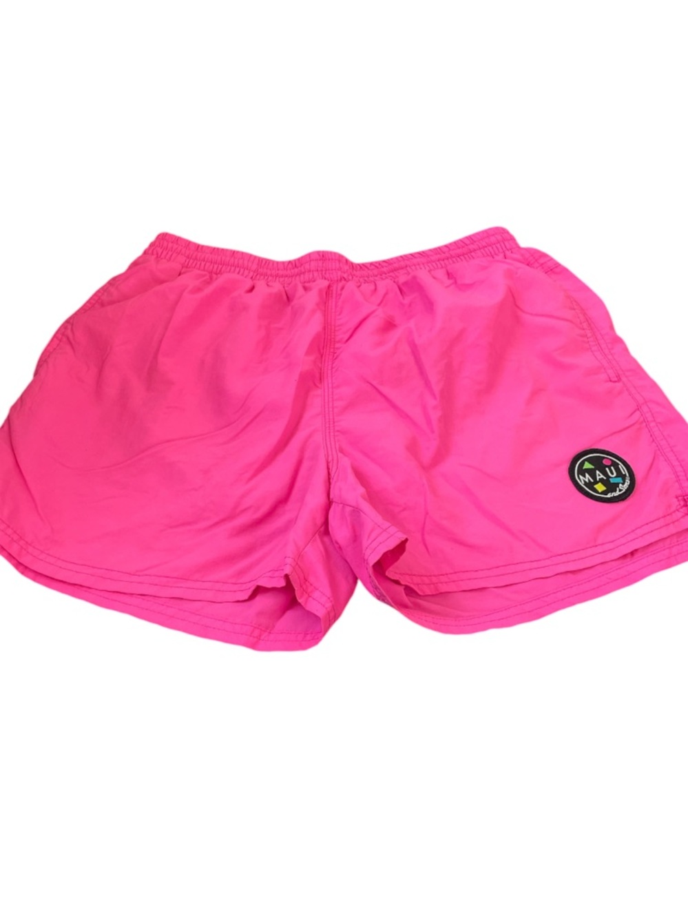 Maui and Sons Neon Pink Women's Athletic Shorts